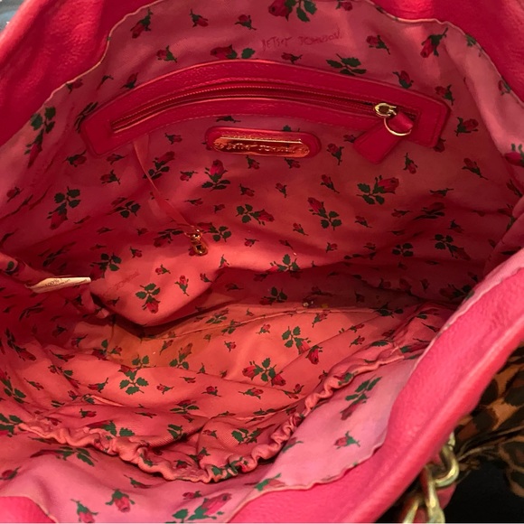 Betsy Johnson Pink Quilted Tote - Picture 2 of 8